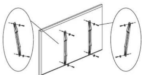 SunBriteTV SB-WM-F-M-BL - Step 2: Mount Arms to TV - 5