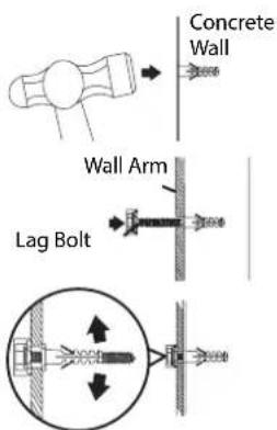SunBriteTV SB-WM-F-M-BL - Step 2: Mount Arms to TV - 4