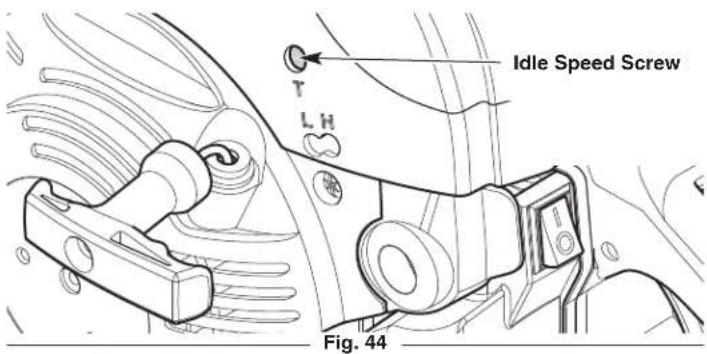 Idle Speed Screw T L H Fig. 44