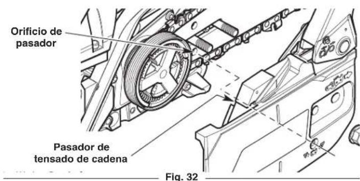 TROY-BILT TB4620H XP - MANTENIMIENTO DE LA CADENA DE LA SIERRA - 4