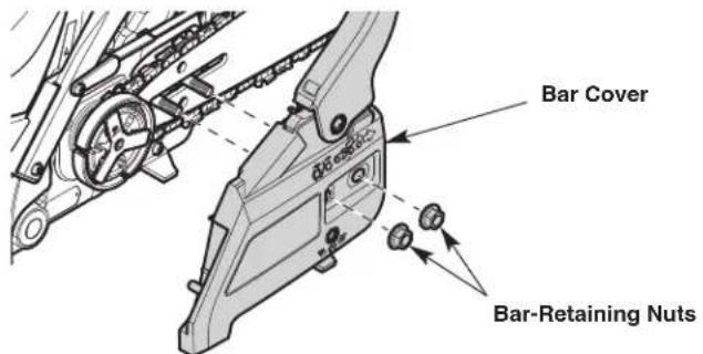 Bar Cover Bar-Retaining Nuts