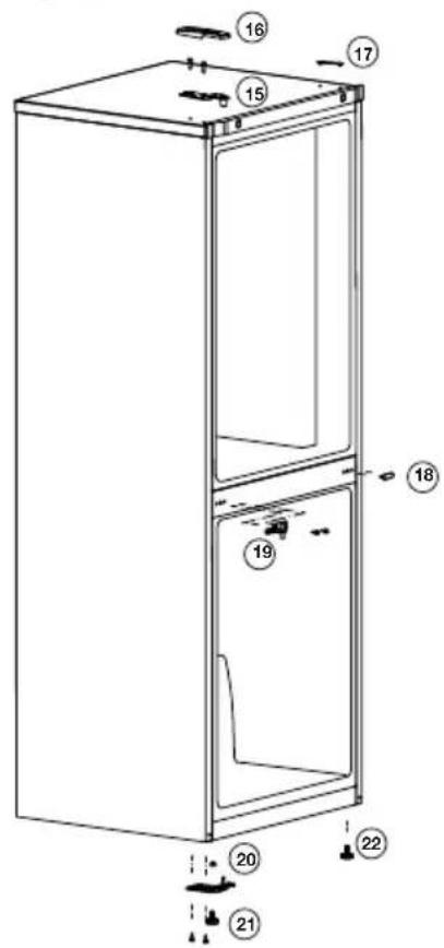 BEKO CFB1G3686W - Reversing the doors - 3