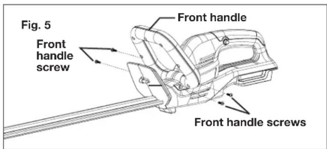 Sun Joe 24V-HT22-CT-RM - Assembly - 2