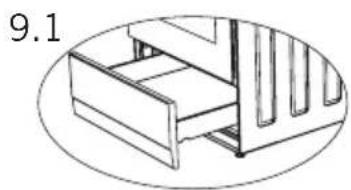 Pure technical line drawing of a mechanical component with no text or symbols
