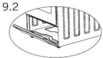 Pure technical line drawing of a mechanical assembly without any text or symbols
