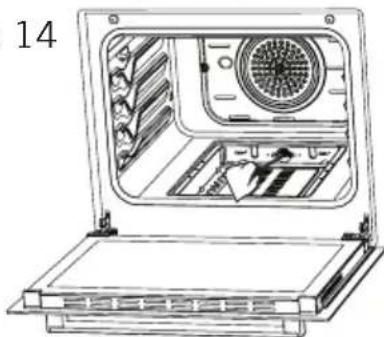 Line drawing of an open laptop with internal components and ventilation slots (no text or symbols)