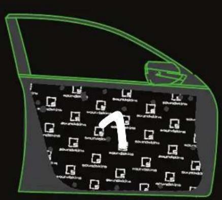 Soundskins SSK-CIVIC4DR - Installing Panels - 1
