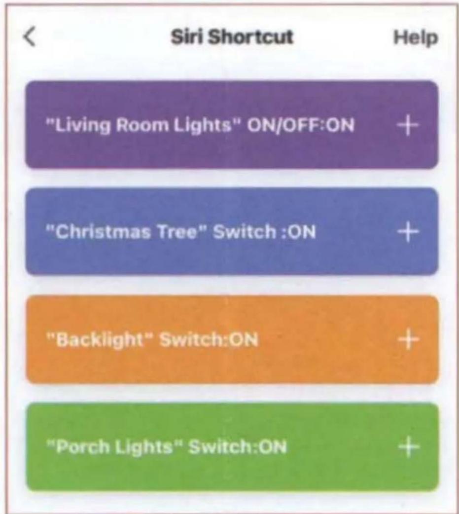 "Living Room Lights" ON/OFF:ON "Christmas Tree" Switch :ON "Backlight" Switch:ON "Porch Lights" Switch:ON Help
