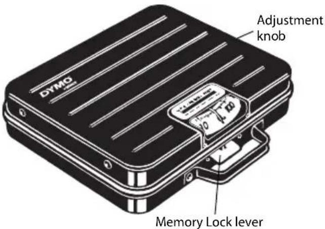 DYMO P100S - Locking and Unlocking the Scale - 1