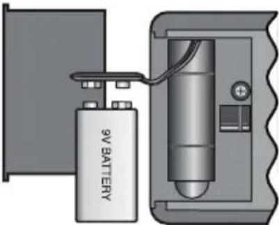 DYMO 4010 - To insert the battery - 1