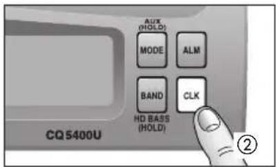 PANASONIC CQ-5200U - Clock Basics (The clock system is 12-hours.) - 4