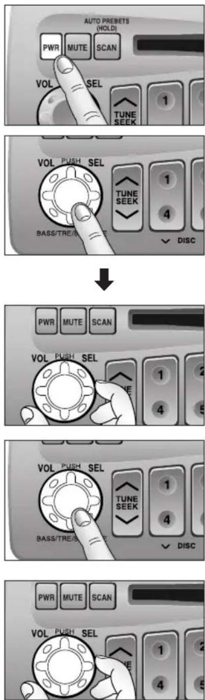 PANASONIC CQ-5200U - Power and Sound Controls - 2
