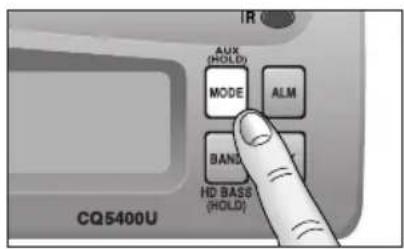 PANASONIC CQ-5200U - Mode Selection - 3