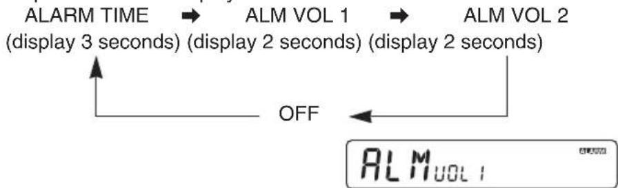 PANASONIC CQ-5200U - Alarm output Volume Selection - 1