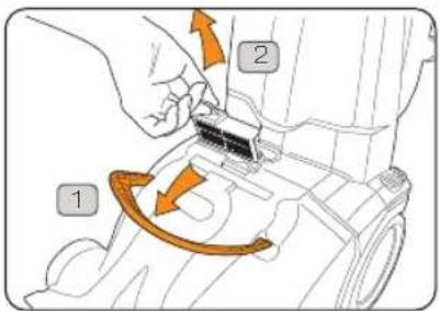 VAX Rapide W86-RU-S - Cleaning the float chamber filter - 1