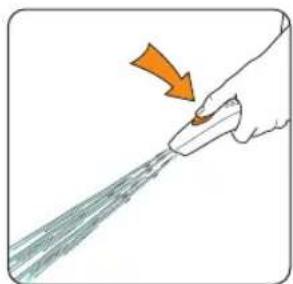 VAX Rapide W86-RU-S - Operating your pre-treatment wand (some models only) - 12