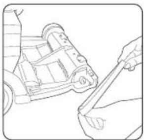 VAX Rapide W86-RU-S - Replacing the belt - 4