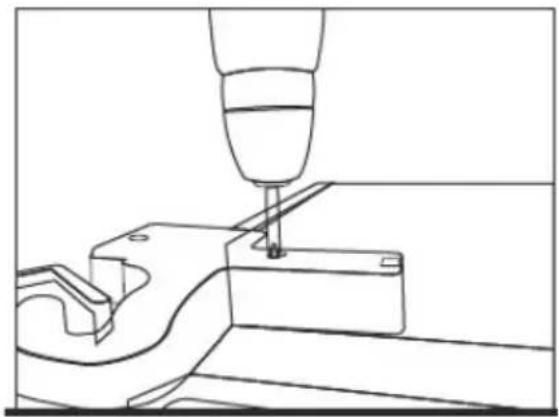 GRUNDIG GQN34220PZ - Adjusting the gap between the upper door - 3