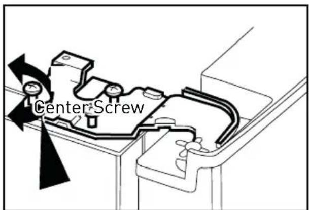 GRUNDIG GQN34220PZ - Adjusting the gap between the upper door - 4