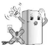 LG GL-C396RQBN - Do not extend or modify the length of the power supply cord. - 2