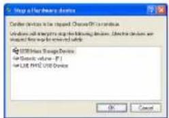 LG MF-FM15S5W - Disconnecting the player from the PC - 2