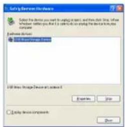 LG MF-FM15S5W - Disconnecting the player from the PC - 1