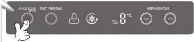 LG GR-T177IVDP - CHILD LOCK - 1