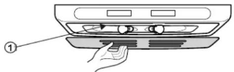 LG GM-733DAC - To change the freezer light: - 1