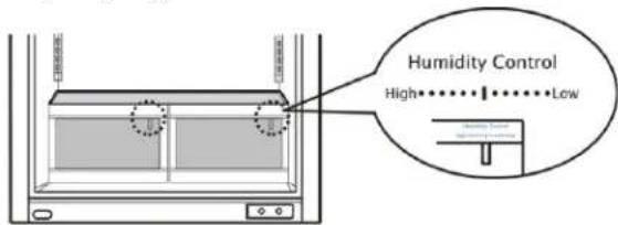 LG GM-733DAC - CRISPER HUMIDITY CONTROL (on some models) - 1