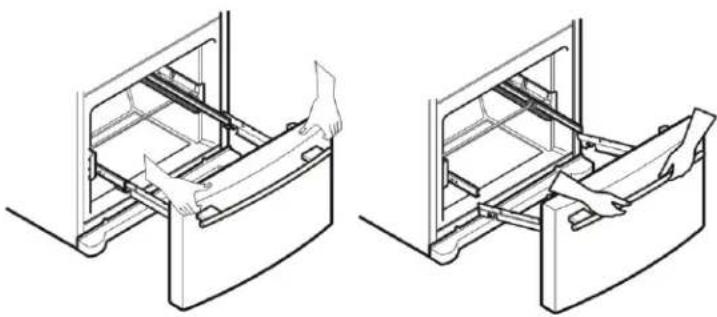 LG GM-733DAC - Removing Pullout Drawer - 4