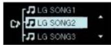 LG MF-FM12S2K - Playing the music list - 1