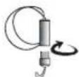 LG MF-FM12S2K - To connect the neck strap to the unit - 1