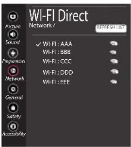 LG OLED65E8YVA - Wi-Fi Direct Setting - 1
