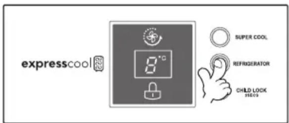 LG R-2012YVS - CONTROLS FOR REFRIGERATOR COMPARTMENT - 1
