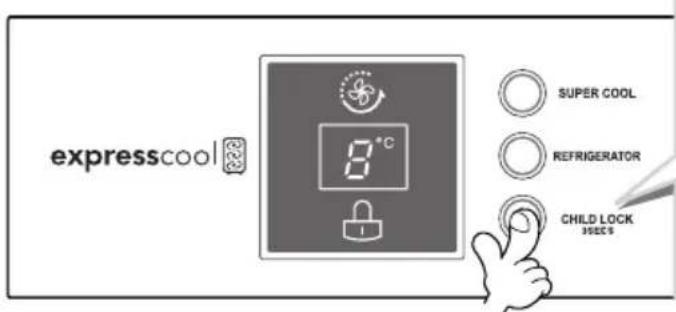LG R-2012YVS - CHILD LOCK - 1