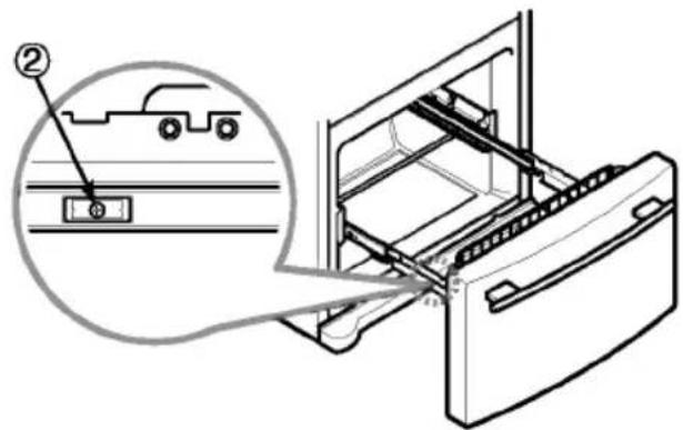 LG GR-F258JVK - Removing Pullout Drawer - 3