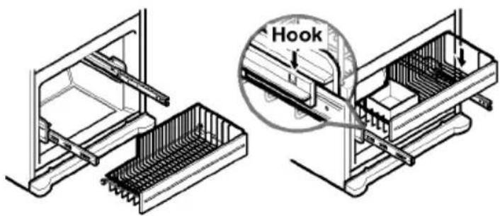 LG GR-F258JVK - PULL OUT DRAWER - 2