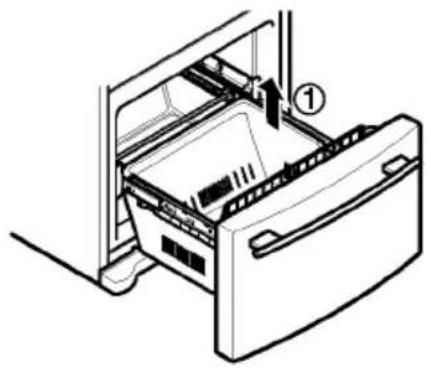 LG GR-F258JVK - Removing Pullout Drawer - 1