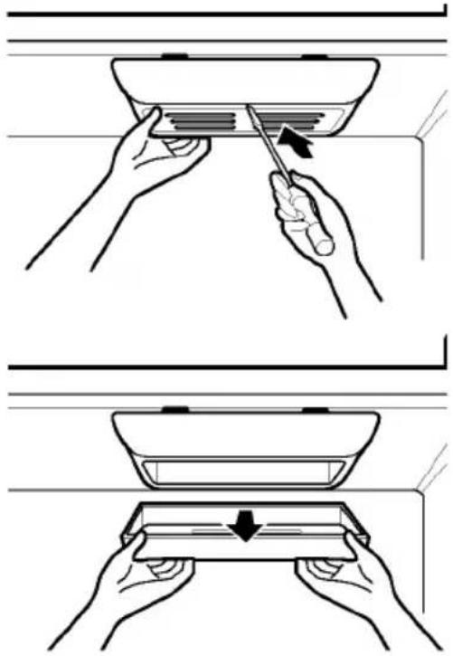 LG GR-F258JVK - To change freezer light - 1