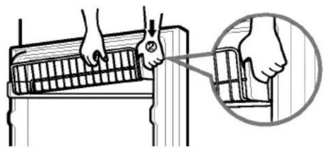 LG GR-F258JVK - To replace basket - 2