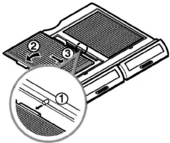 LG GR-F258JVK - To replace lattice on inner surface: - 1