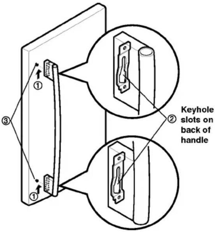 LG GR-F258JVK - Removing Refrigerator Handle - 1