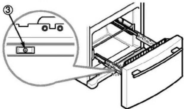 LG GR-F258JVK - Installing Pullout Drawer - 3