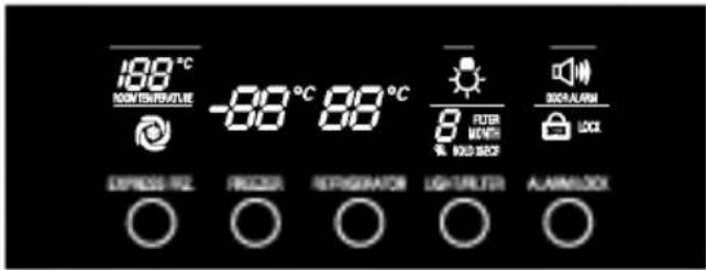 LG GR-F258JVK - SETTING THE CONTROLS - 1
