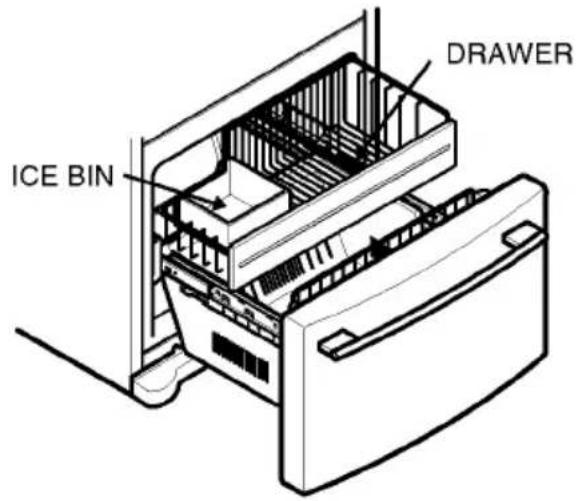 LG GR-F258JVK - ICE BIN - 1