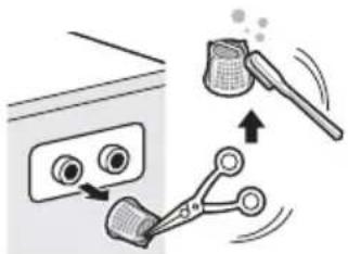 LG WDJ8142WFHP - Cleaning the Water Inlet Filter - 2