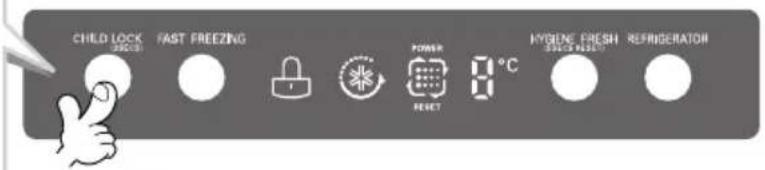 LG GR-M762GVHC - - CHILD LOCK - 1