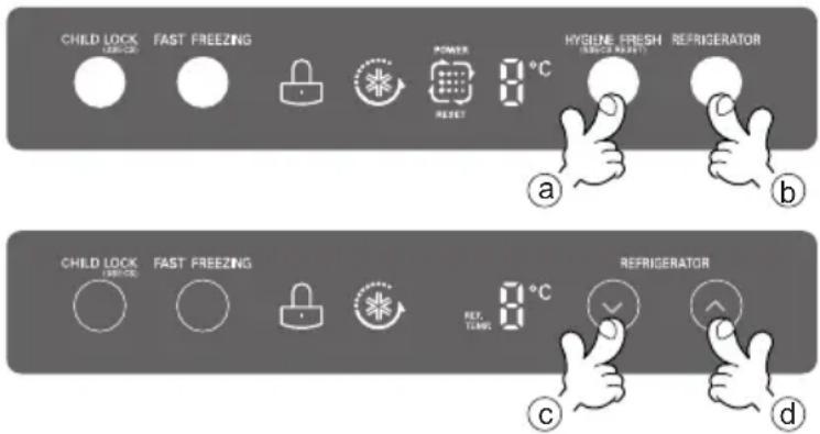 LG GR-M762GVHC - CONTROLS FOR REFRIGERATOR COMPARTMENT - 1