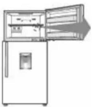 LG GLB-592W - CONTROLS FOR FREEZER COMPARTMENT - 1