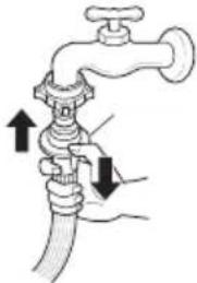 LG F16105SBD - Connecting One Touch Type Hose to Tap Without Thread - 4